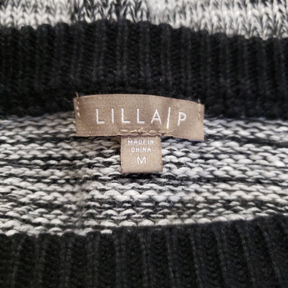 Lilla P Marled Cashmere Blend Sweater Stretch - Picture 5 of 6
